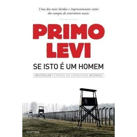 Fashion Primo de Levi- Se isto é um homem 