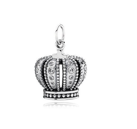 Belleza Pandora Royal Crown Clear Cz Sterling Silver Charm No