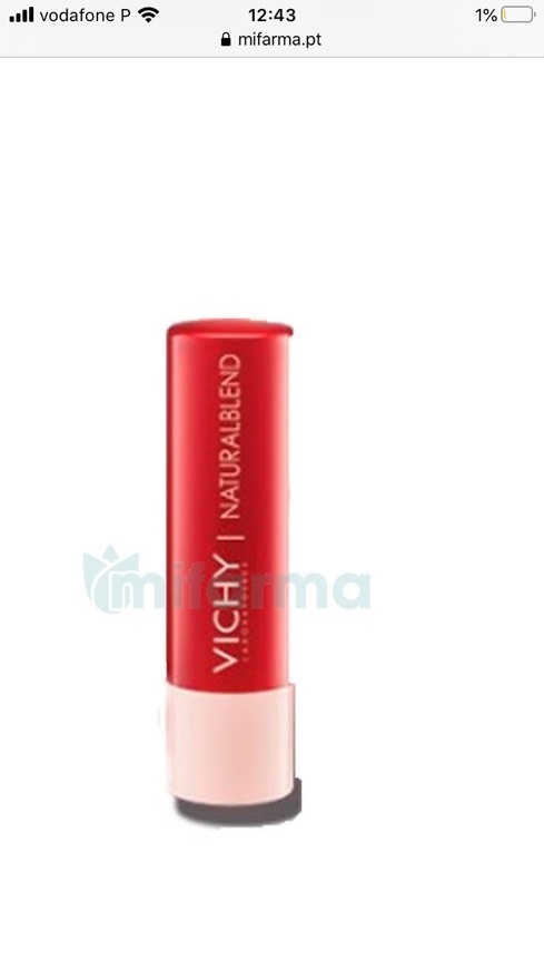 Moda Vichy lip balm vermelho