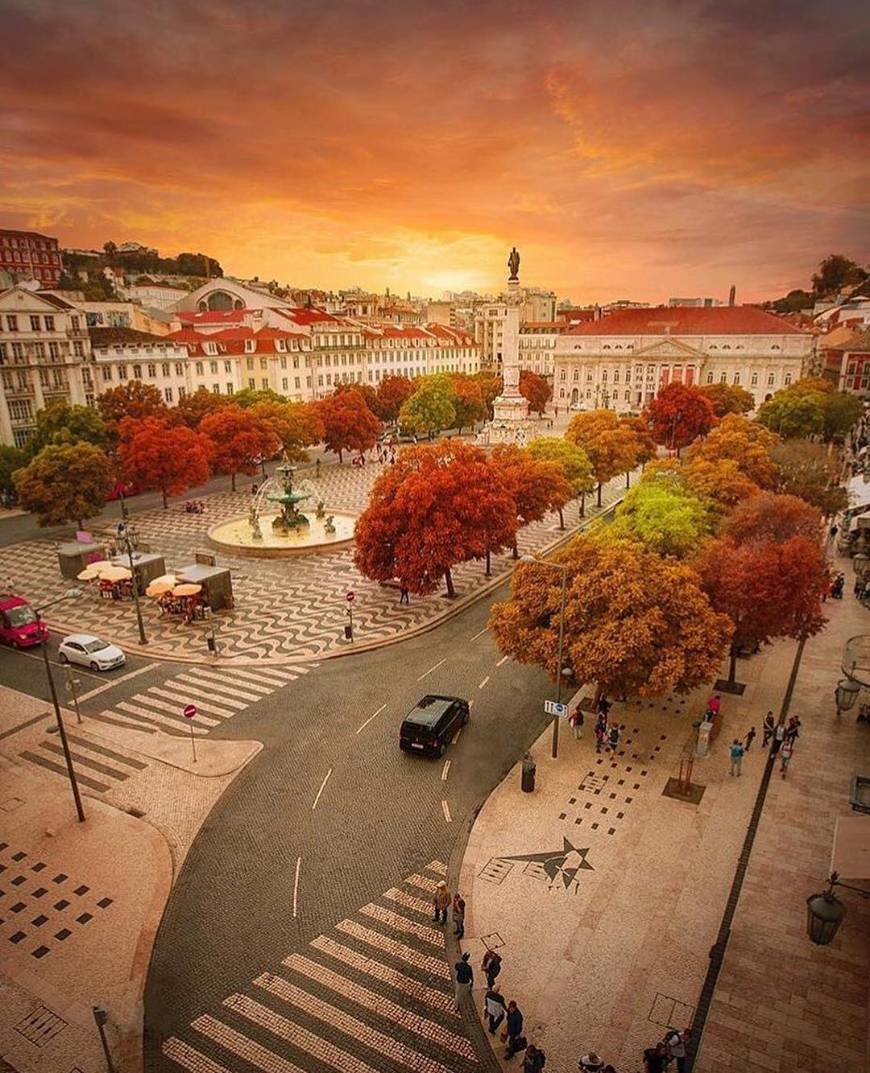 Lugar Praça D. Pedro IV Lisboa