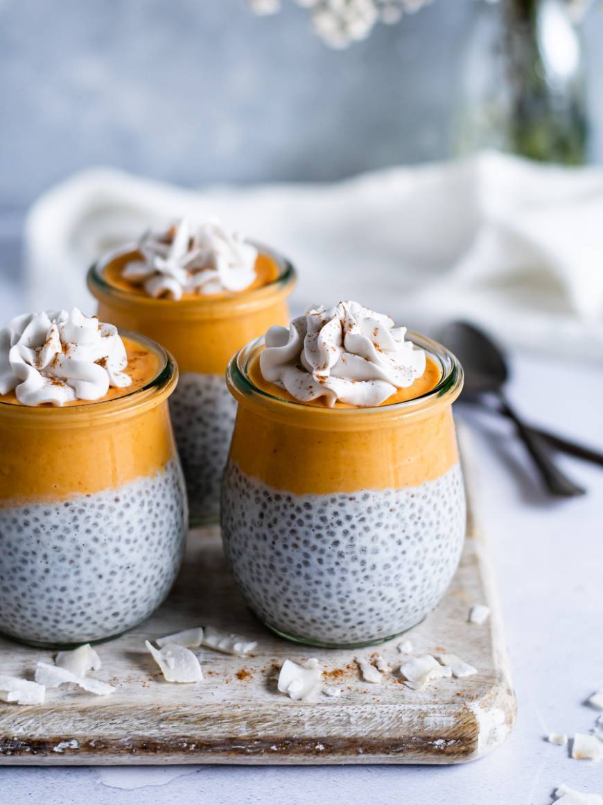 Moda PUDIM DE CHIA COM ABÓBORA 🧡🍮

