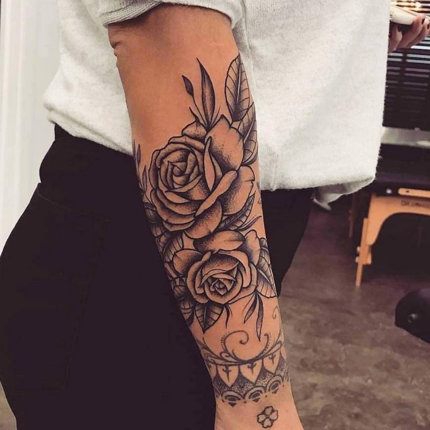 Social Flower tattoo