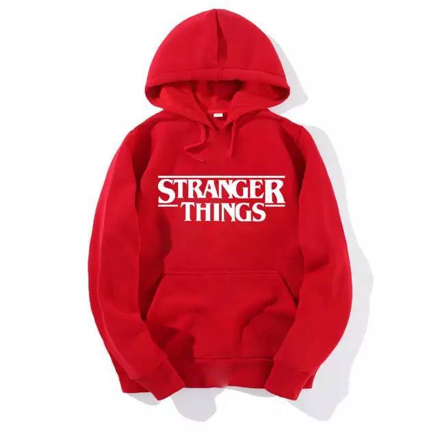 Moda Hoddie red stranger things