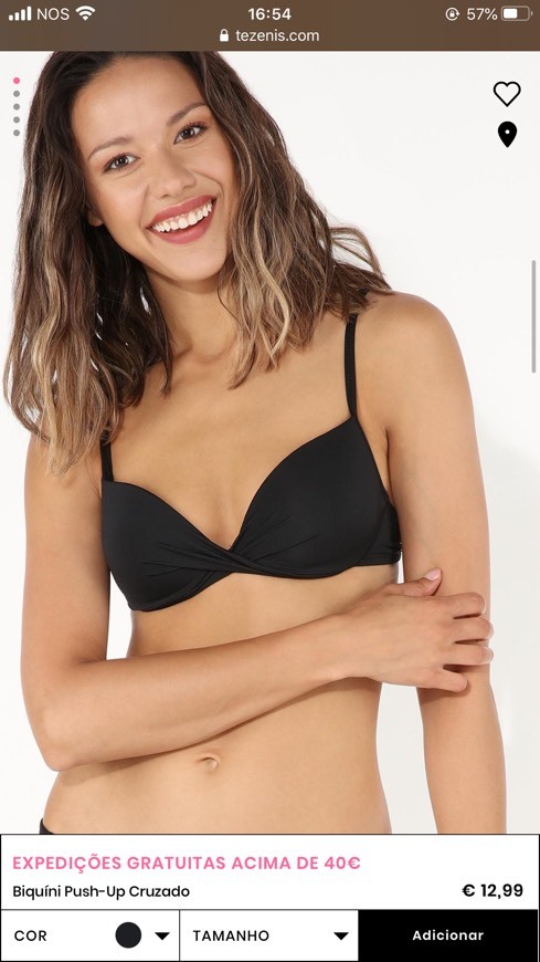 Producto Biquíni push-up cruzado