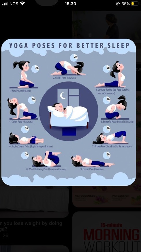 Producto Yoga poses for better sleep 💤 