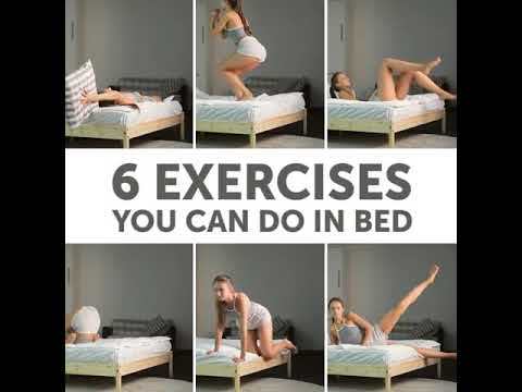 Social 6 exercises you can do in bed