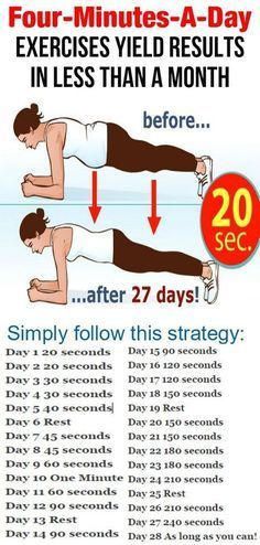 4 minutes a day exercises