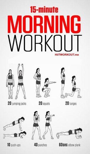 15 minute morning workout