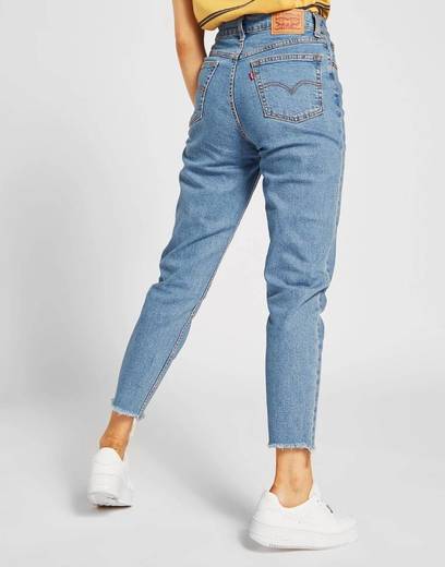 Levis Mid Wash Mom Jeans


