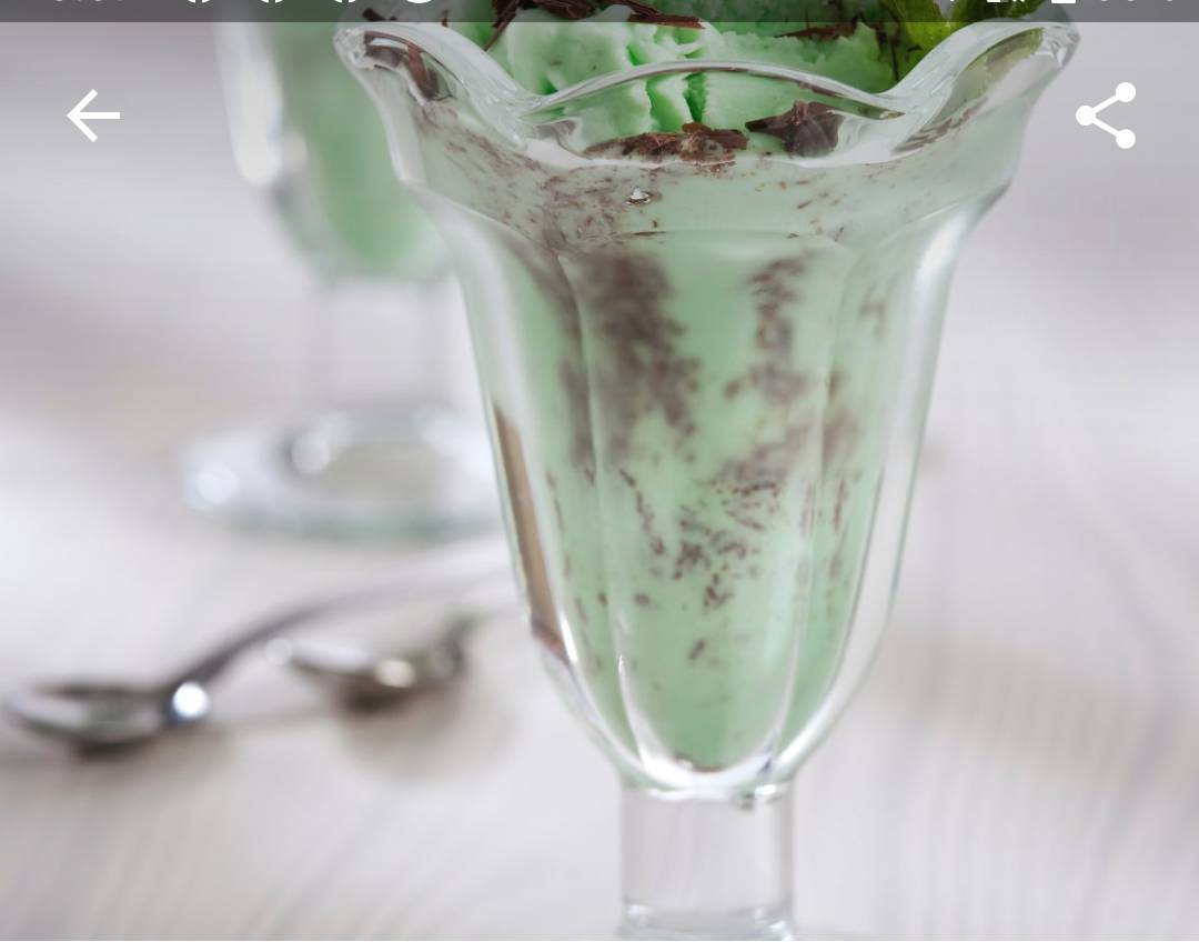 Fashion Gelado de menta e chocolate na Bimby