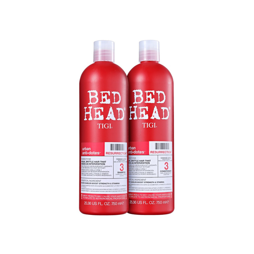 Product BED HEAD urban anti-dotes resurrection shampoo 