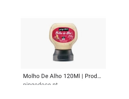 Producto Molho de alho pingo doce 