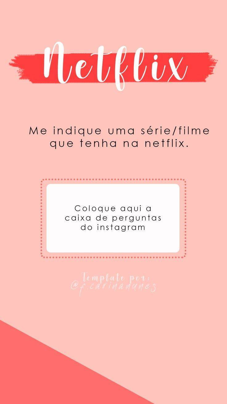 Moda Templates Instagram: Netflix