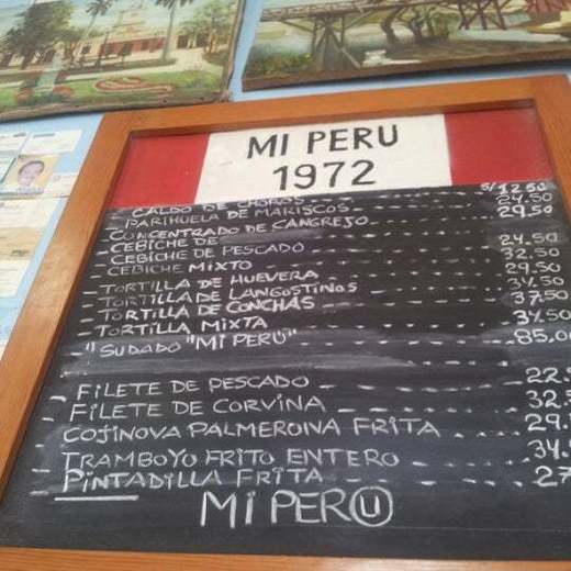 Cevicheria Mi Peru 1972