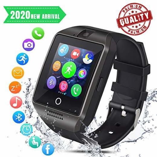 Smartwatch Bluetooth Hombre Reloj Inteligente con Whatsapp Smartwatches con Cámara Pantalla Táctil