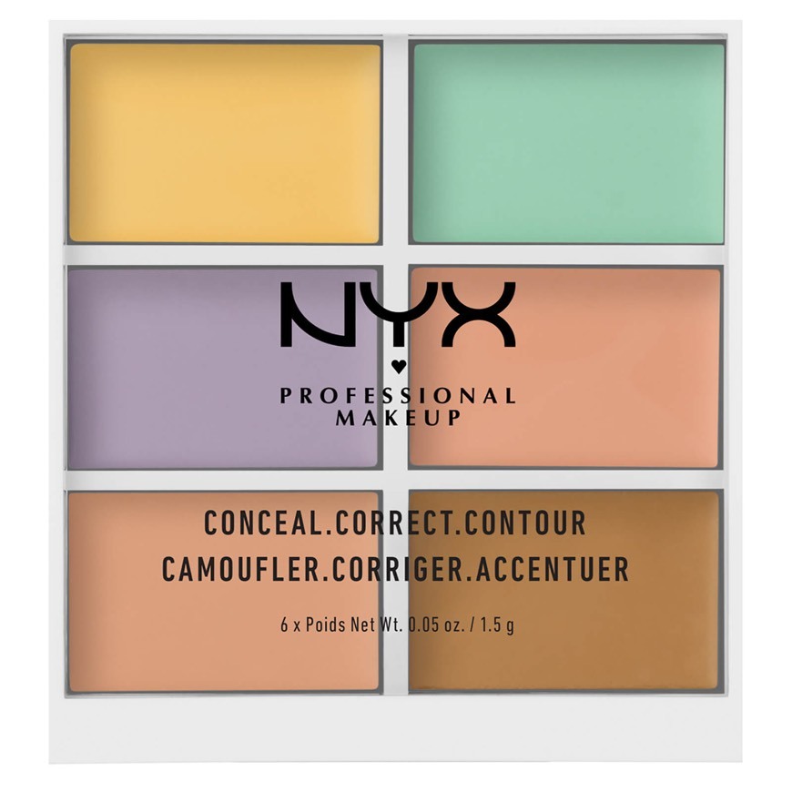 Moda Paleta 3C Camuflagem de Correção de Cor da NYX