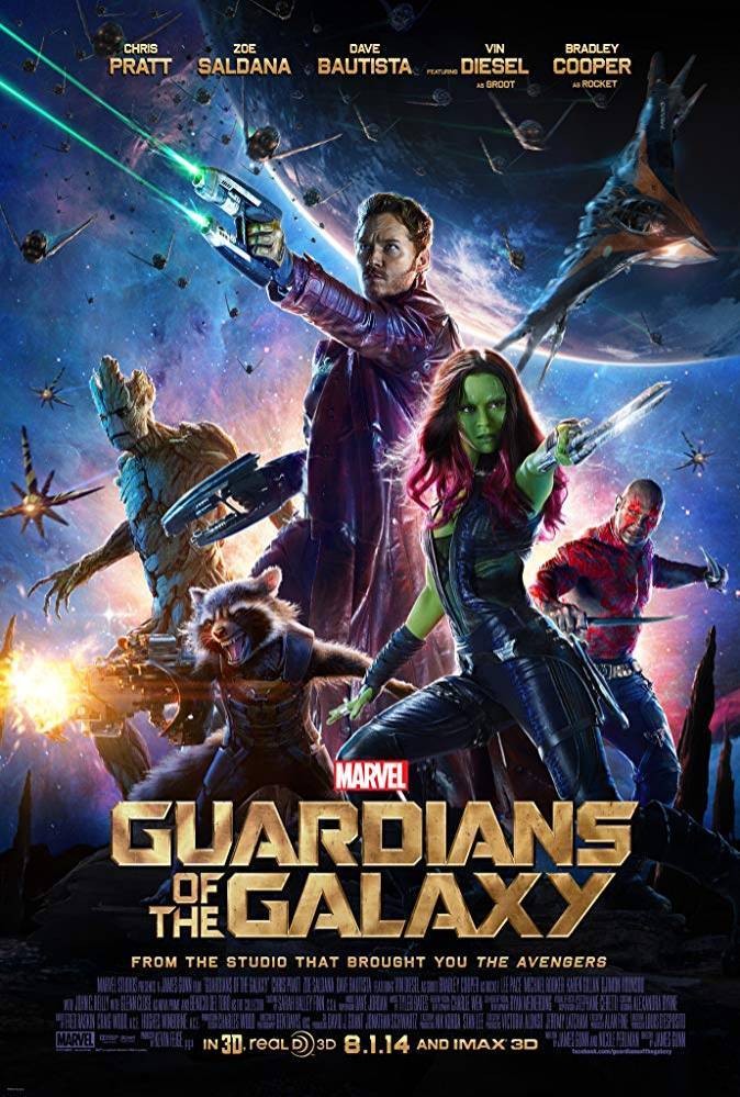 Película Guardianes de la galaxia