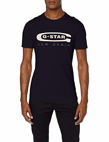 Producto G-STAR RAW Graphic Logo 4 Camiseta, Azul, Medium