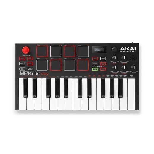 AKAI Professional MPK Mini Play - Mini teclado controlador MIDI USB completamente