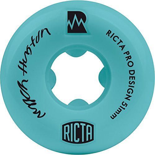 Ricta Nyjah Huston Pro NRG Teal Skateboard Wheels - 51mm 81b