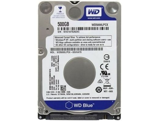 Disco HDD Interno WD Blue (500 GB - SATA - 5400 RPM) | Worten.pt