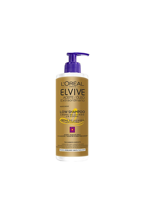 Beauty L'Oreal Paris Elvive Champú Low Shampoo Cabello Rizado