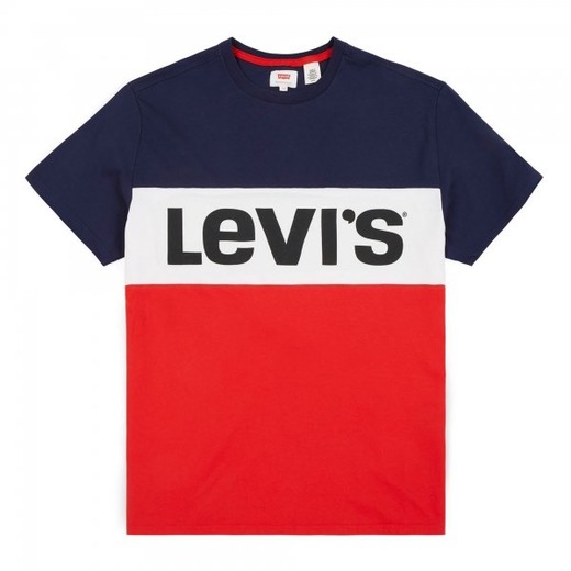 Levi's Housemark Graphic tee Camiseta, Blanco