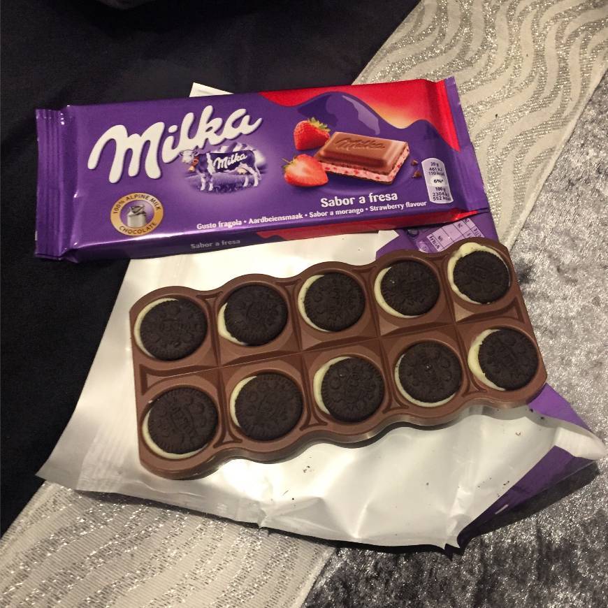 Product Milka de Morango & Oreo