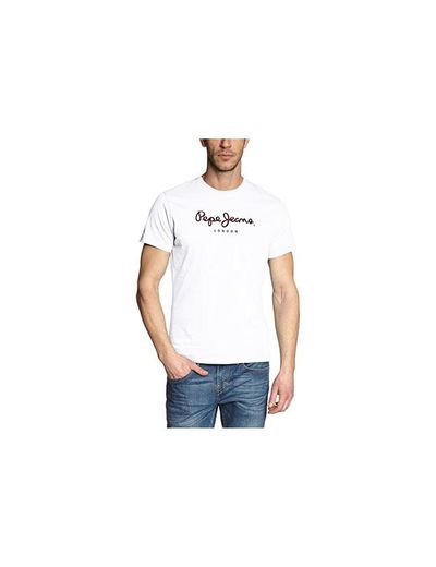 Pepe Jeans Eggo PM500465 Camiseta, Blanco