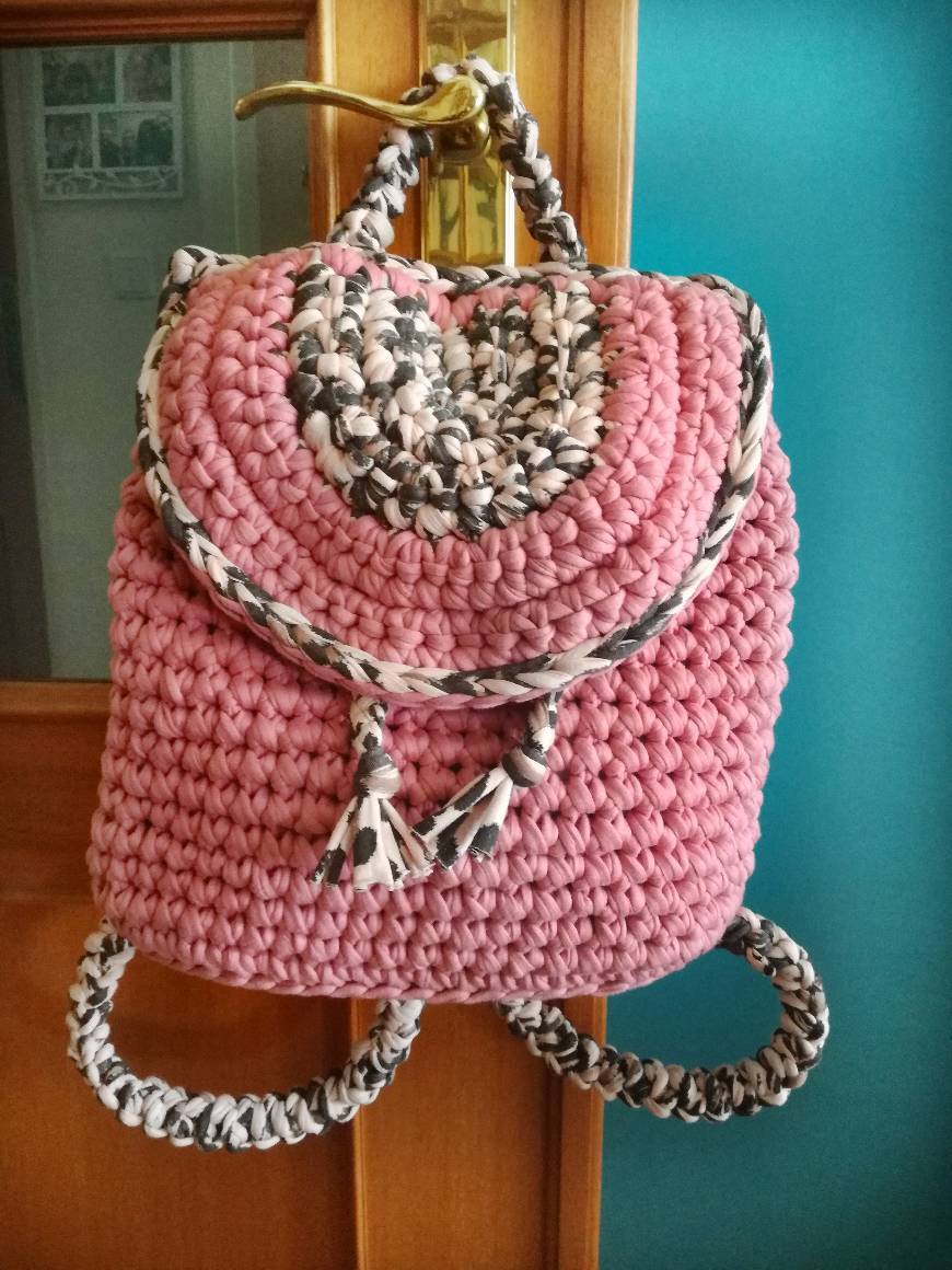 Producto Mochila em trapilho feita a mão