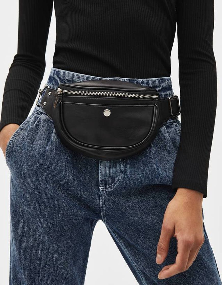 Product Faux leather pocket fanny pack