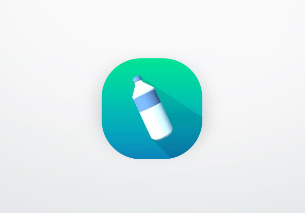 Aplicación Bottle Flip 3D!