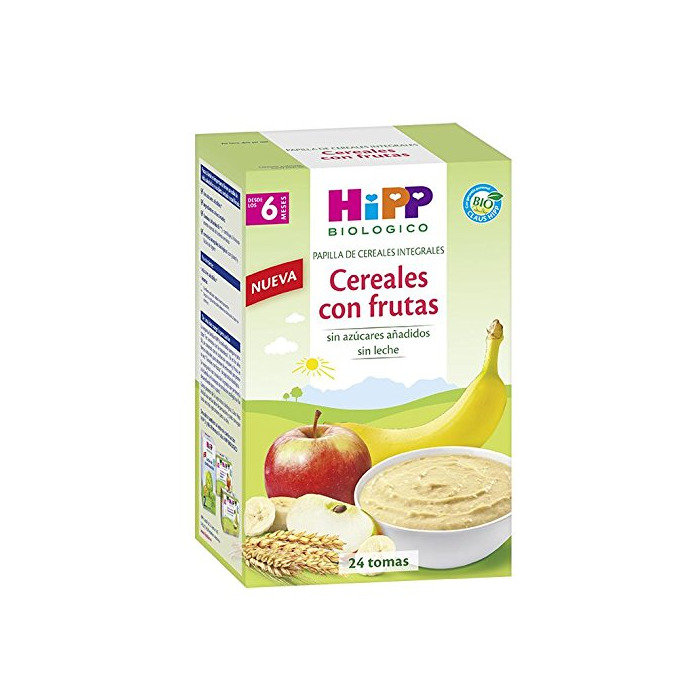 Product Papilla Biológica Cereales con frutas 6M HiPP