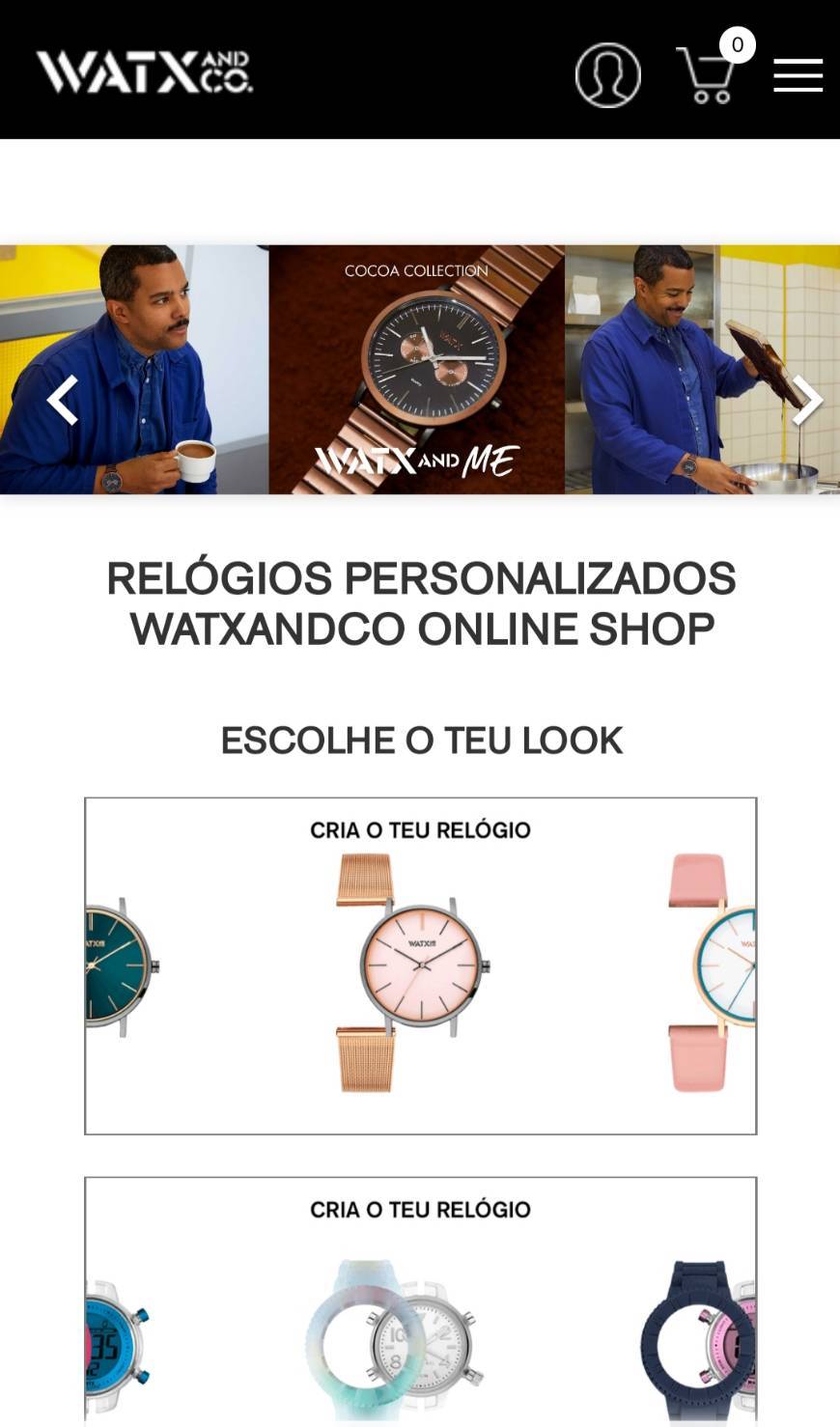 Producto Relógios watxandco