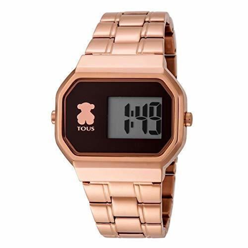 Reloj TOUS D-Bear Digital de acero IP rosado Ref