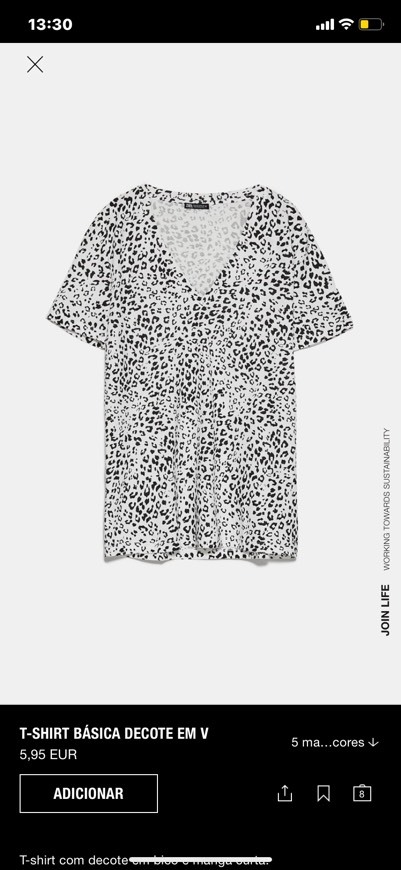T shirt c/padrão 