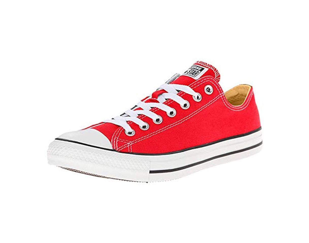 Social Converse Chuck Taylor All Star Ox, Zapatillas de Lona, Unisex, Rojo