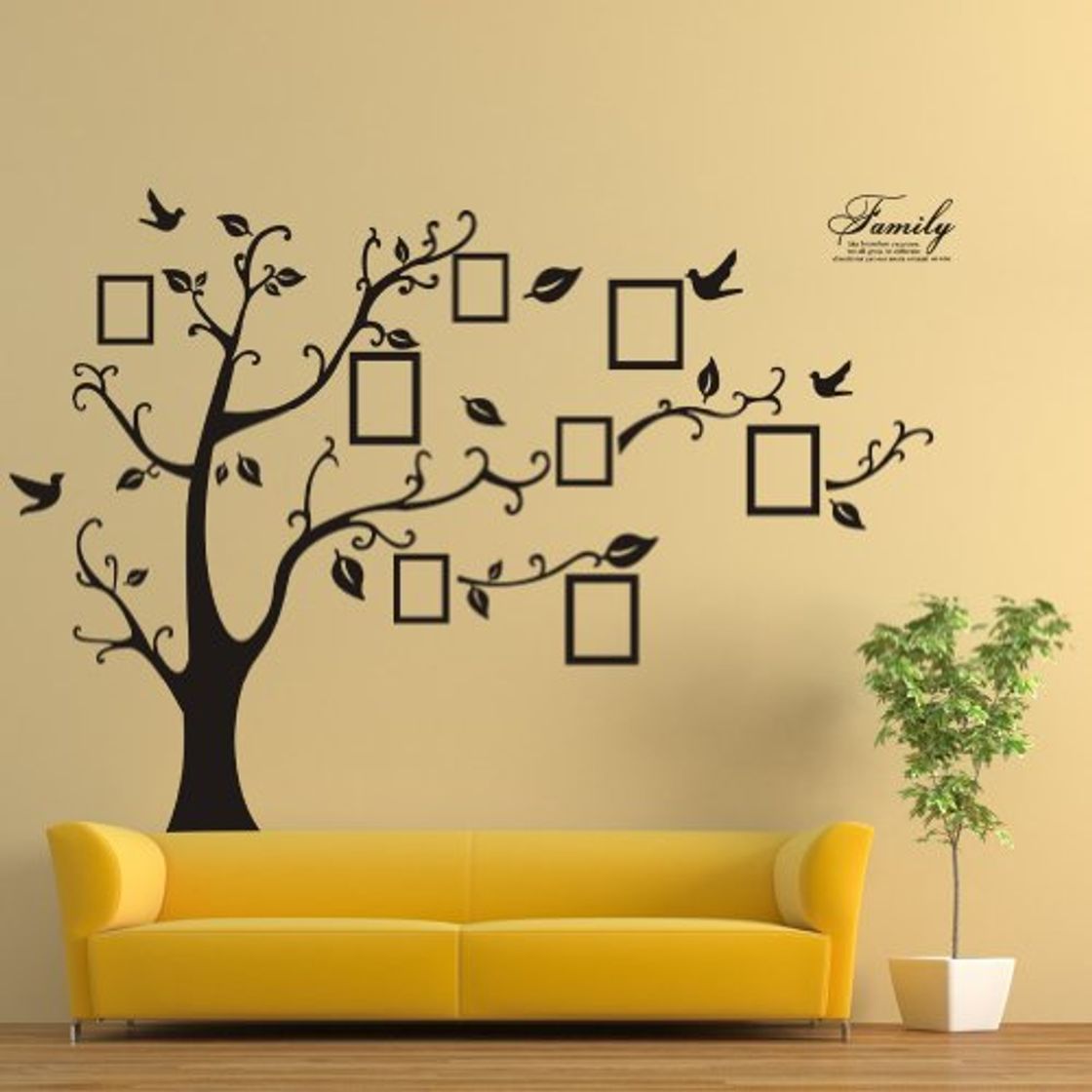 Product Zooarts Large Black Photo Frames 8 Frames Included On The Tree Branches