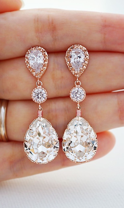 Productos Crystal Bridal Earrings