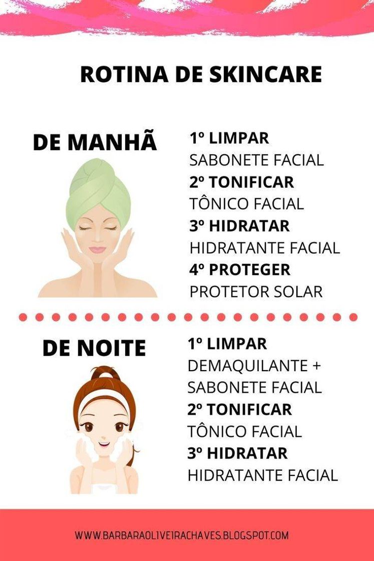 Fashion rotina de skin care