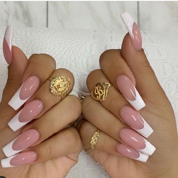 Fashion French nails 💓