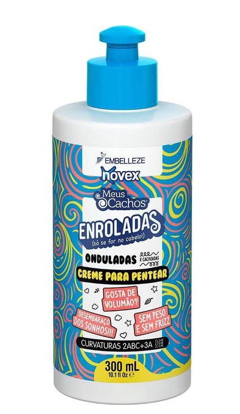 Fashion CREME DE PENTEAR NOVEX MEUS CACHOS ENROLADAS ONDULADAS 