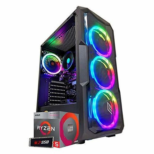 Ordenador Sombremesa Gaming AMD Ryzen 5 3400G 3.70 GHz