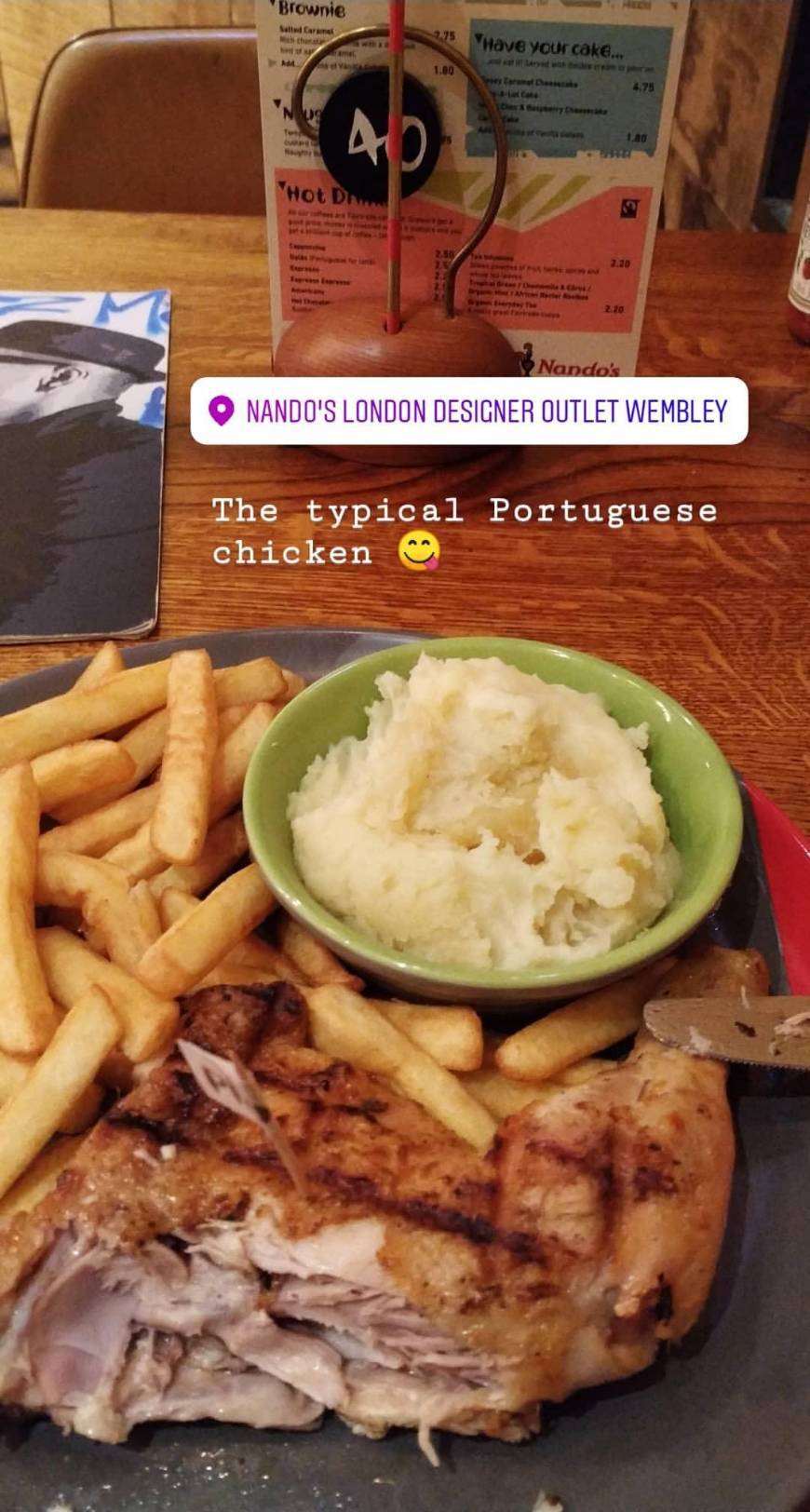 Restaurants Nando's Wembley - Designer Outlet