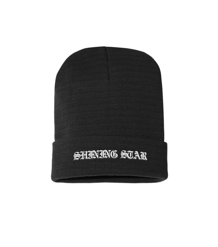 Products Shining Star Knit Black Beanie
