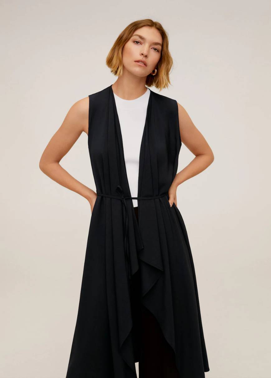 Social Colete comprido