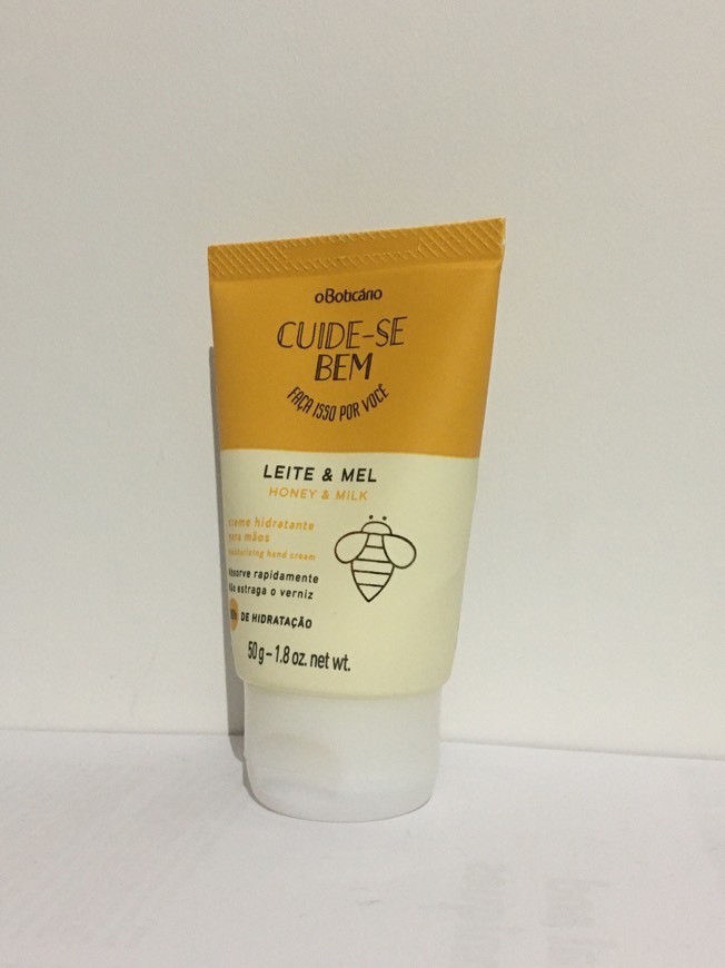 Producto O Boticário- Creme hidratante de mãos de leite e mel