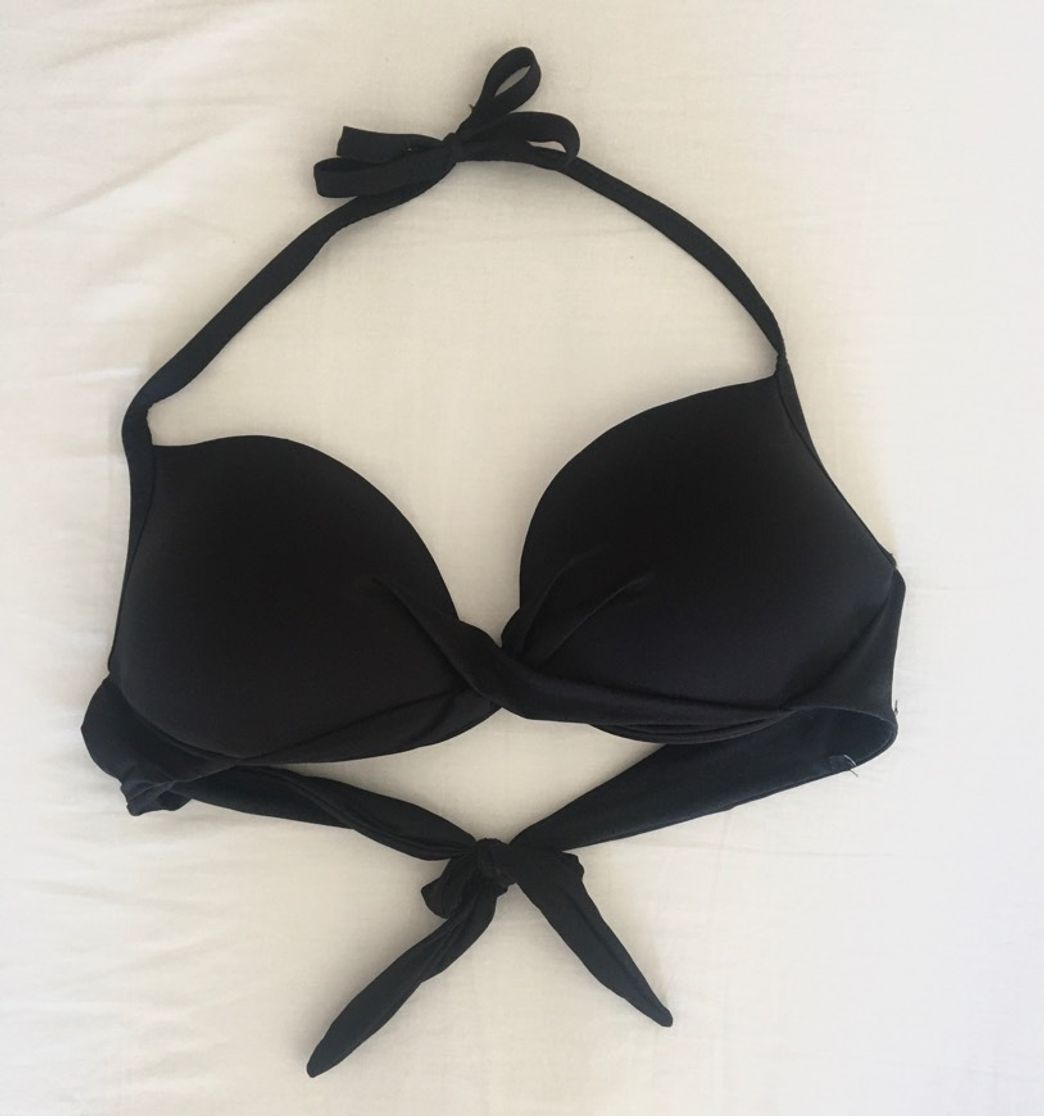 Moda Tezenis- Black crossover bikini top