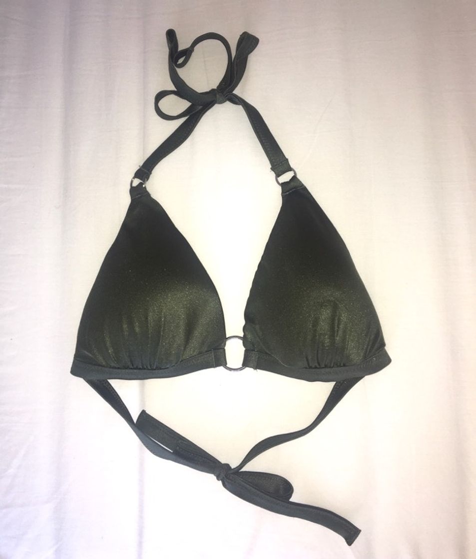 Fashion Tezenis- Helmet green triangle bikini top