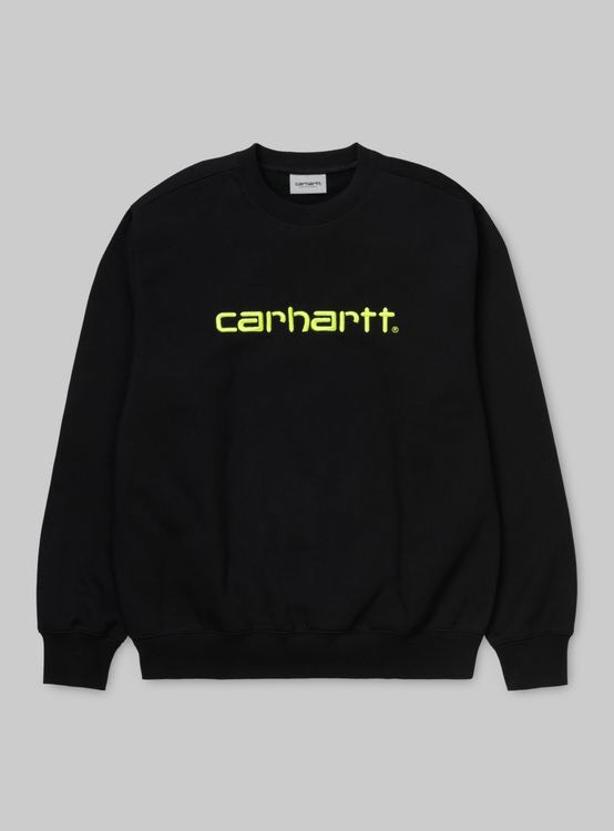 Product Sweat Carharrt yellow in black 